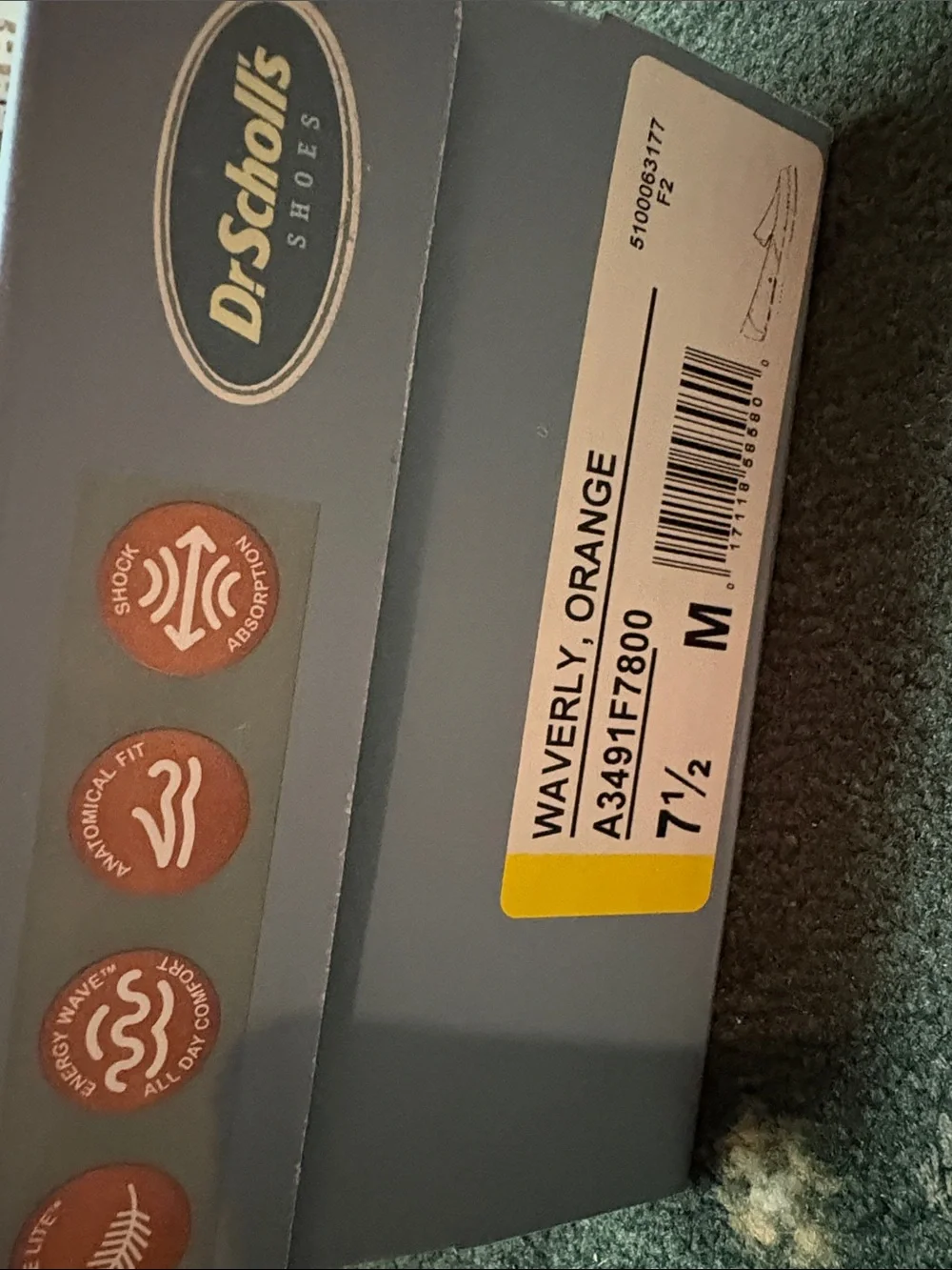 New Dr. Scholl’s Waverly Orange flats comfort shoes women’s